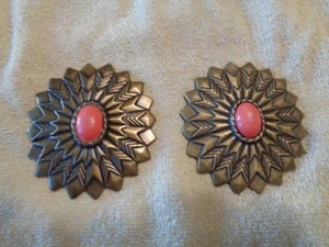 REVCOR Belt Buckle BROKEN Repurpose Repair Parts Vintage Pair Emblem Decor - Picture 1 of 12