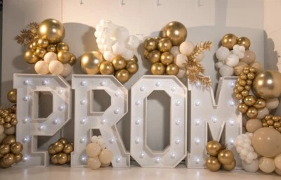 4ft LED light up numbers & Letters  FOR HIRE ONLY In Worksop / Doncaster / Sheff - Image 1 of 4