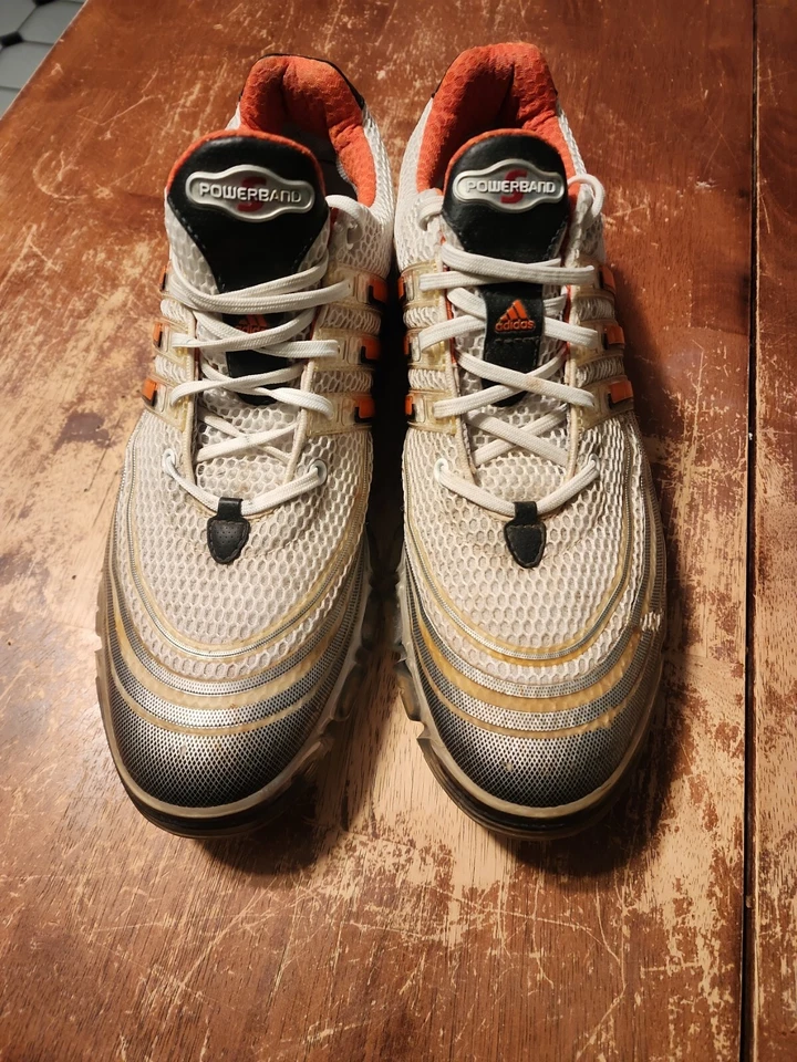 Adidas Zapatos de Golf Tenis Para Hombres Talla 11 Gris Powerband Chasis Grip Zone Traxion Foto 1 de 4