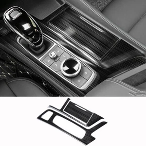 For Cadillac CT5 2020-2023 2024 Black Middle Console Gear Shift Panel Trim Steel - Picture 1 of 2