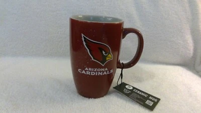 Arizona Cardinals 22oz Ceramic Coffee Mug, NFL Licensed, New w/Tags, No Box - Image 1 of 4