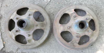 1935 Ford FRONT BRAKE DRUMS / HUBS Original pair - Image 1 of 4