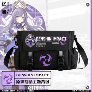 Borsa a tracolla Genshin Impact Xiao Hutao Zhongli Keqing Messenger borse a tracolla  - Foto 1 di 17