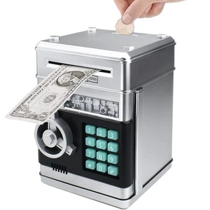 Piggy Bank Electronic Mini ATM for Baby Toy, Safe Coin Banks Money Saving Box... - Picture 1 of 6