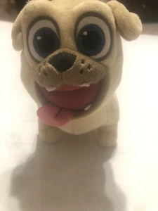 Disney Junior Puppy Dog Pals Rolly Pup Plush Stuffed Animal Toy Bulldog - Picture 1 of 6