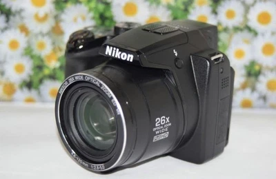 Nikon COOLPIX P100 Black Compact Digital Camera 10.3MP 26x Zoom Tested - Image 1 of 4