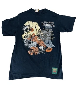 Camiseta de fútbol americano vintage 1993 Nutmeg Angeles Raiders NFL talla mediana - Imagen 1 de 4