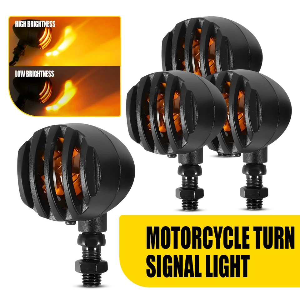 4pcs Motorcycle Signals Turn Light For Suzuki Marauder VZ 800 1600 Savage LS 650 - Image 1 of 4
