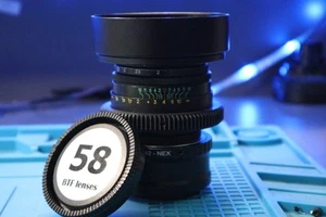 Sony E Helios 44-2 58mm f/2 CineMod  Anamorphic Purple Flare & Oval Bokeh BTF - Picture 1 of 16