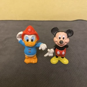 Figuras Disney Bombero Pato Donald y Mickey Mouse - De colección - Imagen 1 de 4