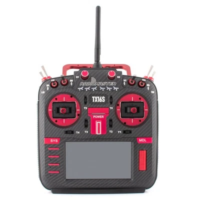 Radiomaster TX16S MKII MAX Transmitter V4.0 Hall Effect Gimbals ELRS - Red - Image 1 of 4