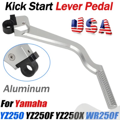 Aluminum Kick Start Lever Pedal For Yamaha YZ250 YZ250F YZ250X WR250F 2002-2024 Foto 1 de 4