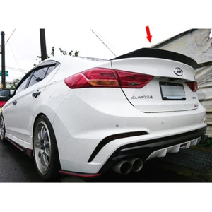 Unpainted For Hyundai AD Elantra Avante Sedan HellaFlash Rear Trunk Spoiler ABS - Picture 1 of 10