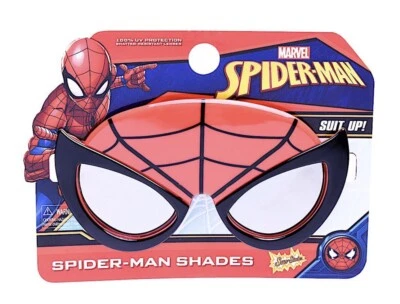 Marvel Spider-Man Kids Sunglasses Superhero Shades UV Protection Sun-Staches NEW - Image 1 of 4