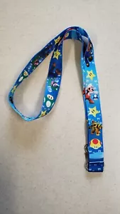 New Super Mario Bros. Lanyard Keychain 18" brothers - Picture 1 of 3