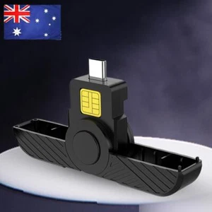 Smart Card Reader Type-C ID CAC Card Readers for Government ID ActivClient AKO - Afbeelding 1 van 18
