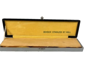 Juego de cuchillos y tenedores Gensico de Hull Craving caja original de acero inoxidable vintage - Imagen 1 de 10