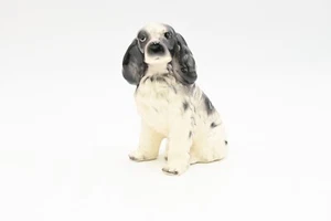 Vintage . Porcelain Springer Cocker Spaniel? Dog Ceramic Spaniel - Picture 1 of 7