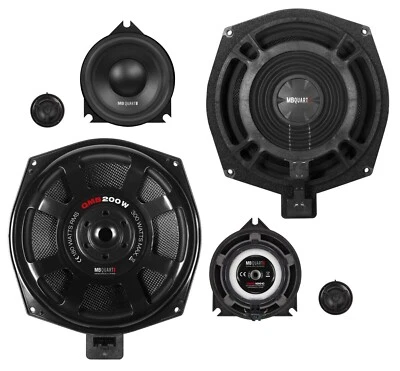 MB QUART Speakers 4ch Amp BMW/MINI Straight fit QMB200C & HCC-400.4 - Image 1 of 4