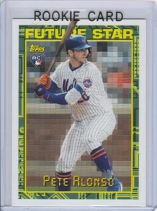 Tarjeta de novato Pete Alonso Topps Future Star RC béisbol 2019 ¡NUEVA YORK METS! - Imagen 1 de 2