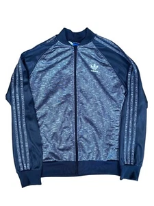 Adidas Originals Superstar SST Jacket Men's Medium Grey Full Zip Active Running - Picture 1 of 9