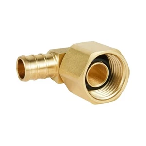 EFIELD 3/4"Pex ×3/4"Metal Swivel Elbow Brass Crimp Fitting No Lead Free Shipping - Picture 1 of 3