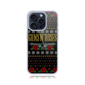 OFFICIEL GUNS N' ROSES NOËL ÉTUI COQUE EN GEL POUR APPLE iPHONE TÉLÉPHONES - Photo 1 sur 8