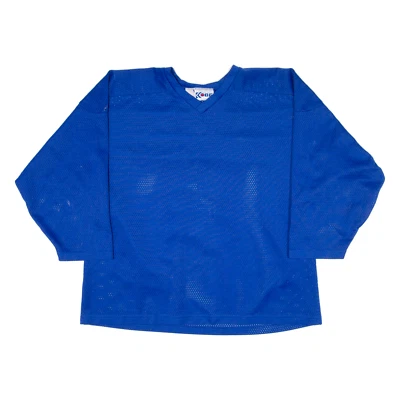 KOBE HOCKEY Mens Jersey Blue Long Sleeve USA V-Neck 2XL - Image 1 of 4