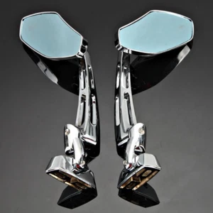Chrome Rearview Mirrors For Yamaha FZ1 FZR YZF 600 R R1 R6 R6S GSXR 600/750/1000 - Picture 1 of 7