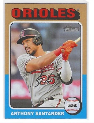 Anthony Santander 2024 Topps Heritage SP Card# 9 - Image 1 of 4