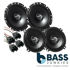 Peugeot 206 JVC 1100 Watts Front Door & Rear Door/Side Car Speakers Upgrade Kit - Picture 1 of 1