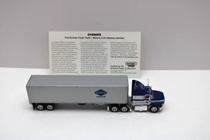 Vintage 1991 Mattel Matchbox Ford Aeromax Overnite Freight Tractor Trailer MIB - Bild 1 von 20
