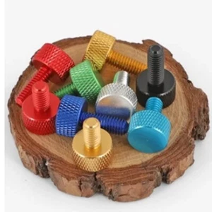 M3 x 10mm Computer PC Graphics Card Colourful Knurled Head Aluminum Thumb Screws - Picture 1 of 12