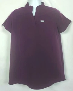 HIGS Mandarín Rafaela Scrub Mujer XS Prenda para el torso púrpura Mezcla poliéster Camisa - Imagen 1 de 7