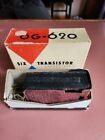 Antique 6 Transistor Pocket Radio Red SKYMASTER, Original Box 6G-620 PARTS ONLY