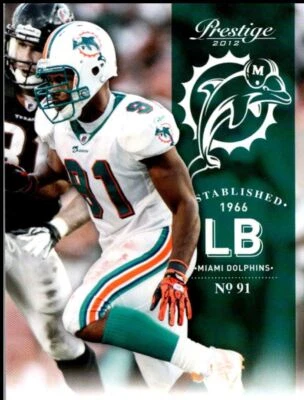 2012 Panini Prestige Cameron Wake Miami Dolphins #100 - Image 1 of 2