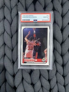 1998-99 Upper Deck UD Choice Hakeem Olajuwon #51 PSA 10 Gem Mint Pop 3 HoF - Picture 1 of 24