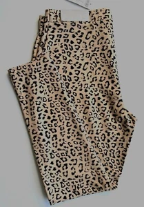 Chico's ANIMAL PRINT LEGGING Size 3 XL 16 Black Tan Ponte Leopard NWT $79 - Picture 1 of 9