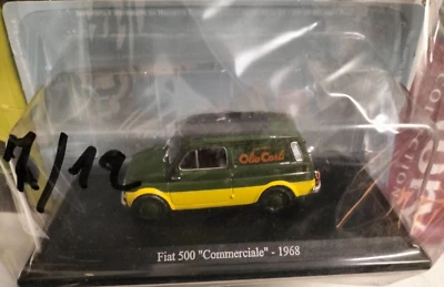 AUTOMODELLO 1 / 43-FIAT 500 COMMERCIALE OLIO CARLI - 1968 - BLISTER BOX -MA12 - Immagine 1 di 4