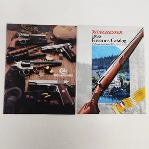 2 Catálogo de armas de fuego vintage 1985 revista Colt Winchester - Imagen 1 de 8