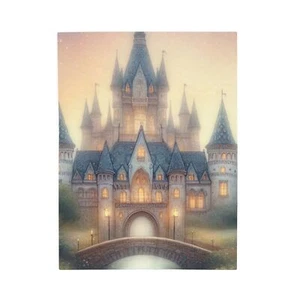 Schloss Samt Plüschdecke - Bild 1 von 13