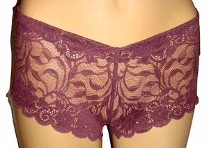 Victoria's Secret Stretch Lace Cheeky Boyshorts Panties Lencería Pequeño NWT $28 - Imagen 1 de 3