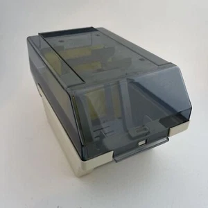 Vintage 5.25" Floppy Disk Storage Box Case Holder - 4 dividers & Inserts - Picture 1 of 10