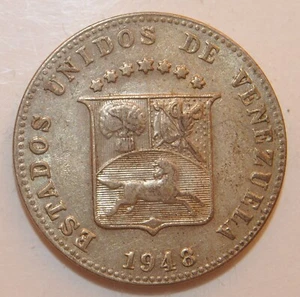 1948 Venezuela 12 1/2 Centimes Lot 101 - Picture 1 of 2