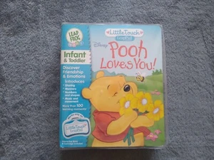 Disney Leap Pad Little Touch Leap Frog Pooh Loves You, Book/Cartridge - Picture 1 of 3