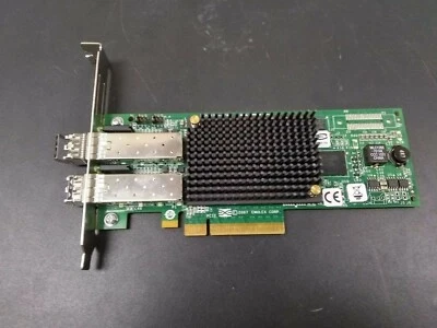 Emulex LPE12002 Dual Port 8Gb Fibre Channel PCIe HBA w/ SFP - Image 1 of 3