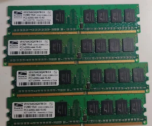 ProMOS Memory Card V916764K24QAFW-E4 2GB (4x512MB) 1Rx8 DDR2 533 Mhz PC2 4200U - Picture 1 of 1