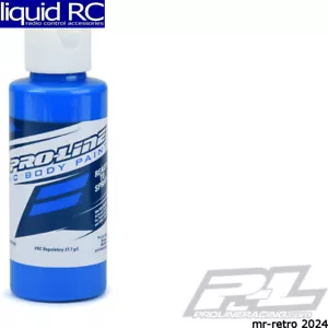Pro-Line 632804 Fluorescent Blue RC Body Airbrush Paint 2oz - Picture 1 of 3