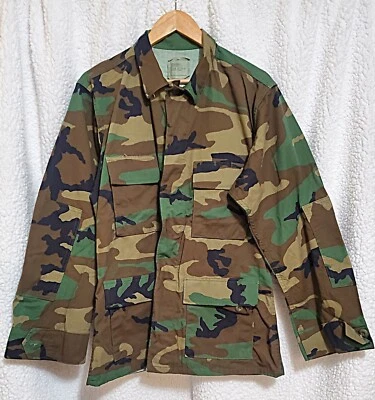 Mens Air Force Woodland camo utility coat size M/R - Image 1 of 2
