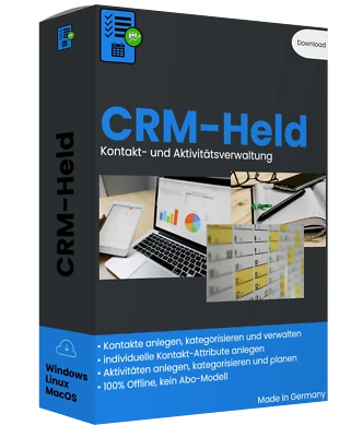 Programma Gestione Contatti e Pianificazione Attività CRM Software - No Excel - Immagine 1 di 4